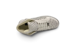 PHILIPP PLEIN Nappa Leather Mid-Top Sneakers Studs White/Silver